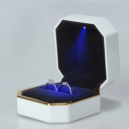 Luxury Ring Box With LED Light