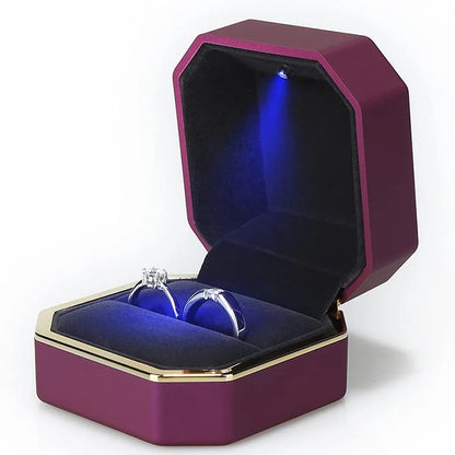 Luxury Ring Box With LED Light