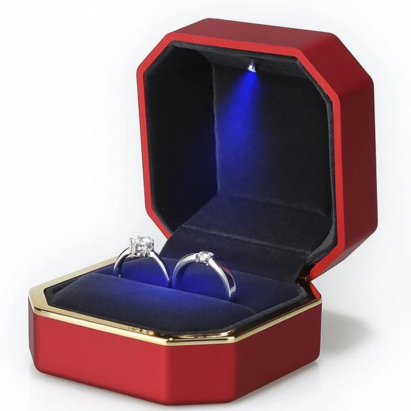 Luxury Ring Box With LED Light
