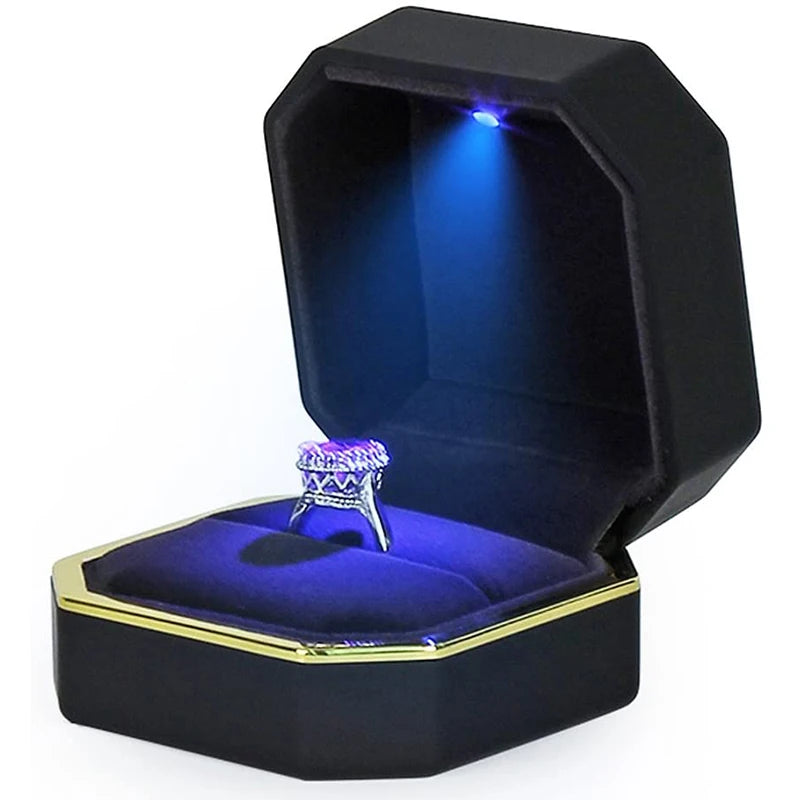Luxury Ring Box With LED Light